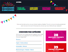 Tablet Screenshot of concoursconcours.com
